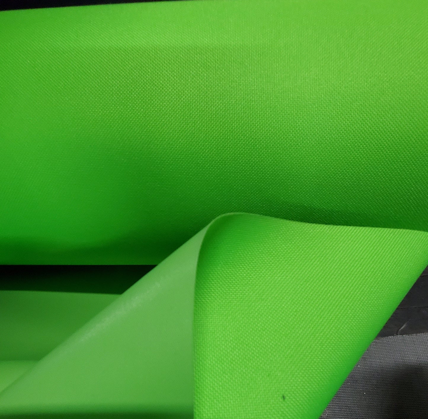 Waterproof Canvas Indoor/Outdoor Fabric  Waterproof Solid Fabric - 54" wide - Neon Green  - Sold by the Yard