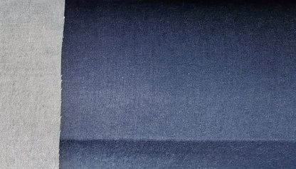 Denim , Heavy Purpose 12 Ounce Denim Cotton Fabric , color indigo, 62" wide