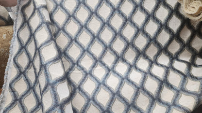 chenille Kravet Geometric Upholstery Fabric, 54 inches Wide, Sold by The Yard