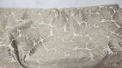 Upholstery Fabric, leaves design, abstract design, beige color, 54" wide,  sold by yard