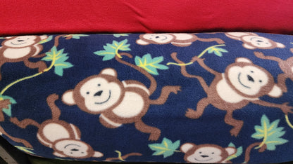 Fleece Fabric Monkey , print Fleece Polar print Fleece Polar By The Yard 60" Wide