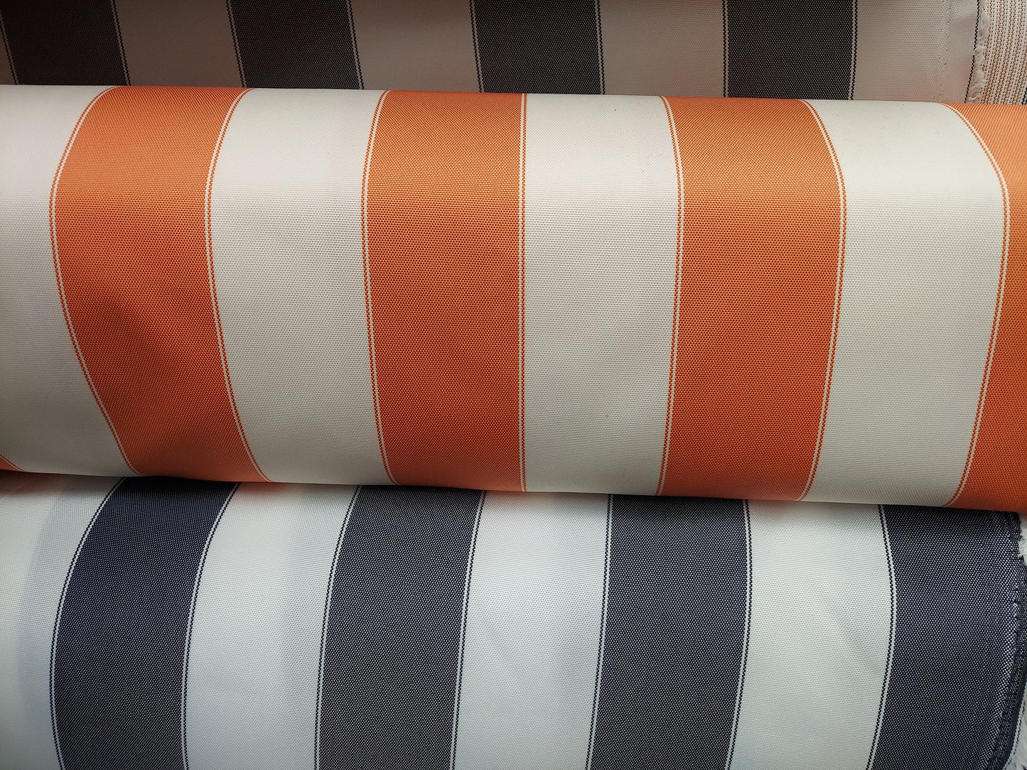 Canvas Waterproof  Indoor/Outdoor Fabric Waterproof striped Fabric 60" wide - Anti-UV - Sold by the Yard