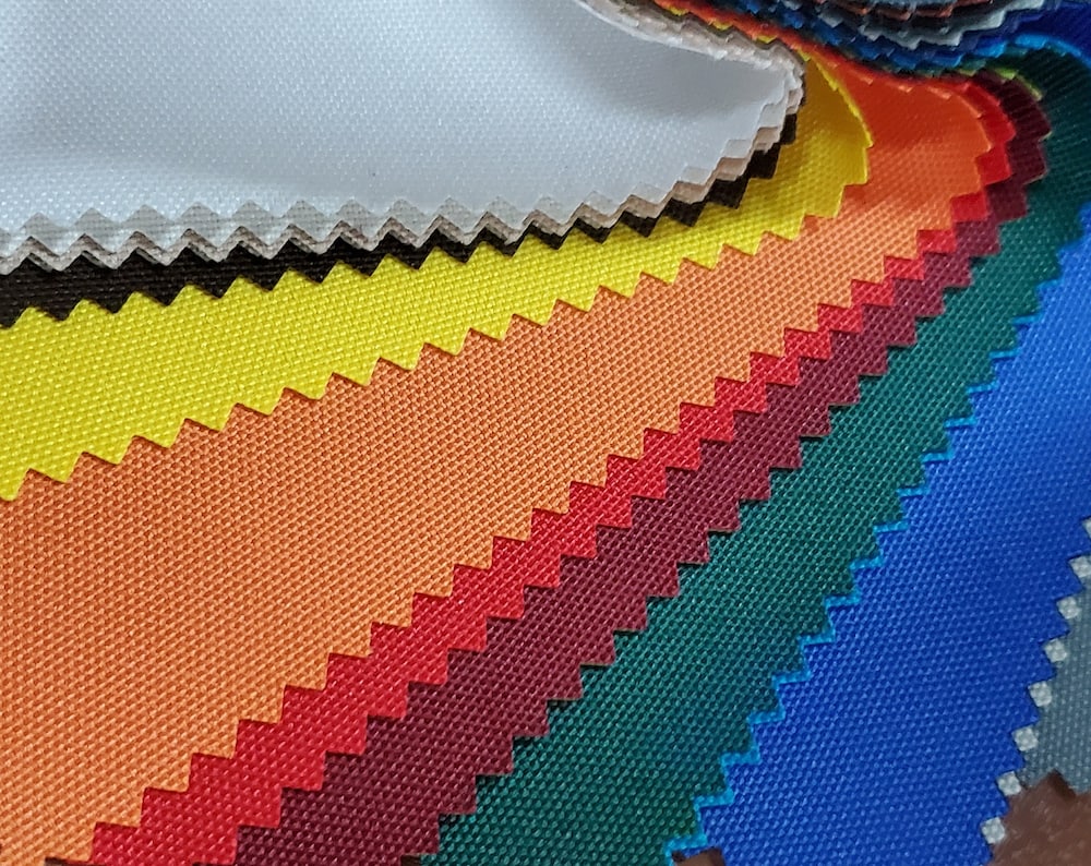 Waterproof Canvas Indoor/Outdoor Fabric black yellow